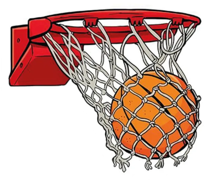 Canasta baloncesto toon