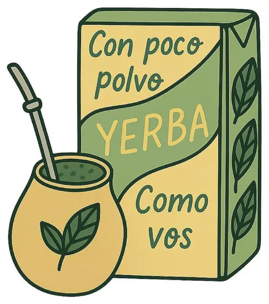 Con poco polvo mate meme