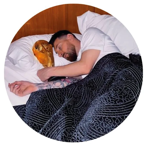 Durmiendo con la copa