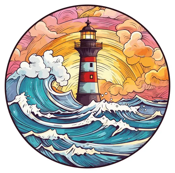 Faro y ola