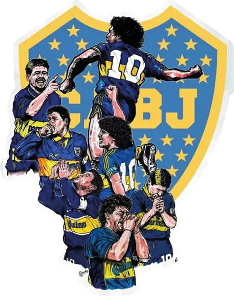 Jugadores con escudo y el 10