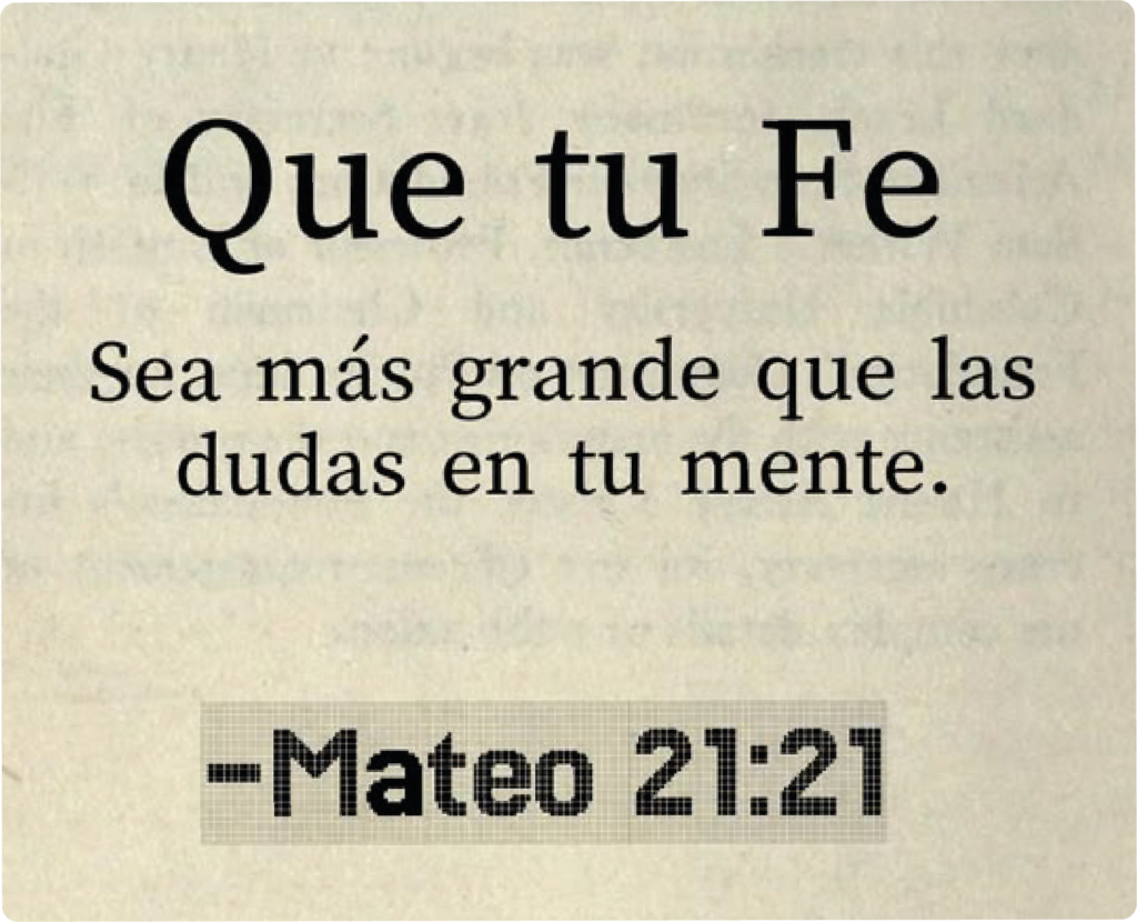 MATEO 21 21