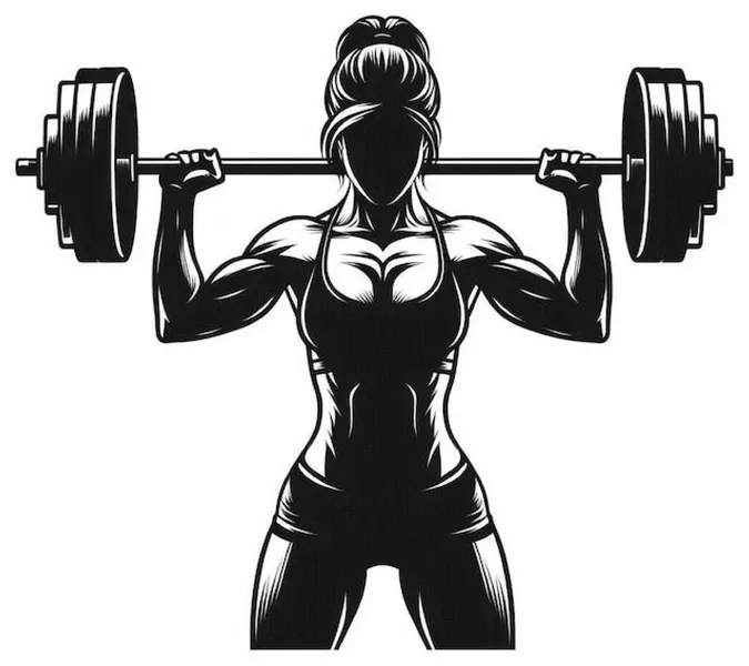 Mujer entrenando