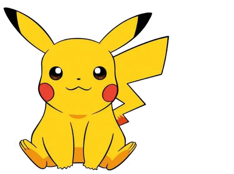 Pikachu sentado