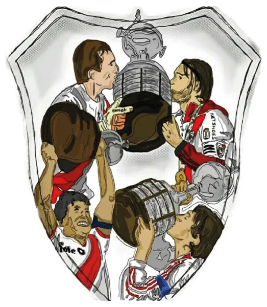River besando copa