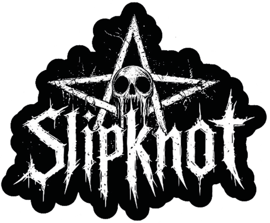 SLIPKNOT BLANCO Y NEGRO