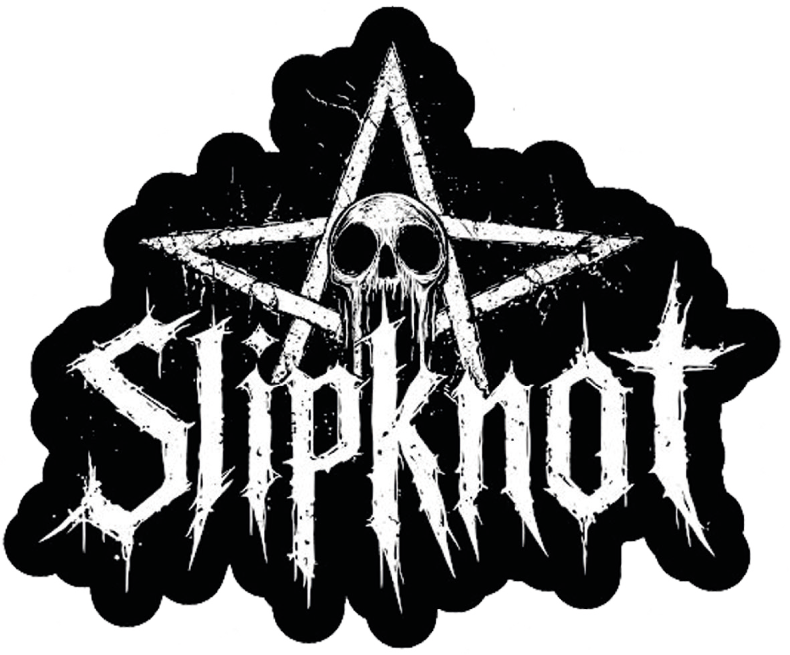 SLIPKNOT BLANCO Y NEGRO