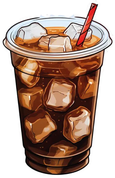 Vaso con hielo